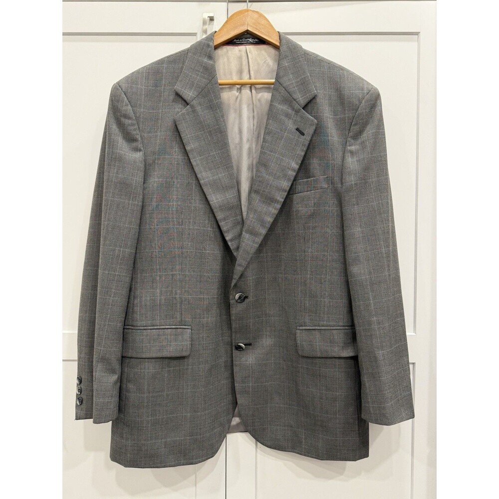 Kilburne & Finch Sport Coat Mens 42R Grey‎  Wool Blend